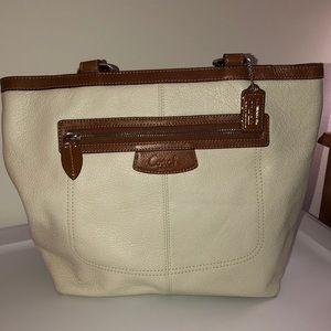 Coach Genuine Pebble Leather Bag